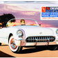 Skill 2 Model Kit 1953 Chevrolet Corvette ''Usps'' (United States Postal Service) Themed Collectible Tin 1/25 Scale Model By Amt