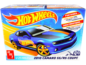 Skill 2 Model Kit 2010 Chevrolet Camaro Ss/Rs Coupe ''Hot Wheels'' 1/25 Scale Model By Amt