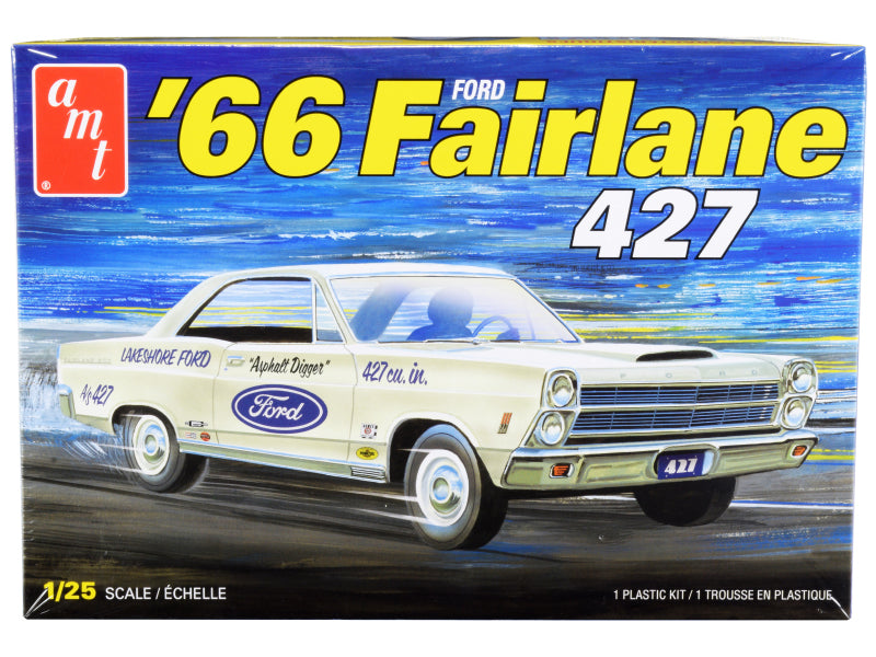 Skill 2 Model Kit 1966 Ford Fairlane 427 1/25 Scale Model By Amt