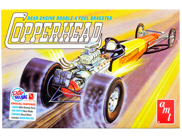 Skill 2 Model Kit 1934 Copperhead Rear-Engine Double A Fuel Dragster 1/25 Scale Model By Amt