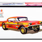 Skill 2 Model Kit 1958 Chevrolet Impala ''Ala-Impala'' 3-In-1 Kit 1/25 Scale Model By Amt