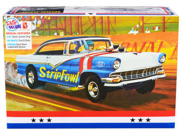 Skill 2 Model Kit 1956 Ford Victoria Hardtop 3 In 1 Kit 1/25 Scale Model By Amt