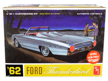 Skill 2 Model Kit 1962 Ford Thunderbird 2-In-1 Kit 1/25 Scale Model By Amt