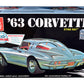 Skill 2 Model Kit 1963 Chevrolet Corvette Stingray 1/25 Scale Model By Amt