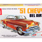 Skill 2 Model Kit 1951 Chevrolet Bel Air 2-In-1 Kit ''Retro Deluxe Edition'' 1/25 Scale Model By Amt