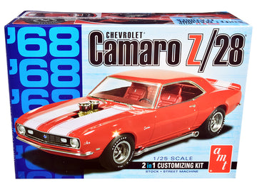 Skill 2 Model Kit 1968 Chevrolet Camaro Z/28 2-In-1 Kit 1/25 Scale Model By Amt