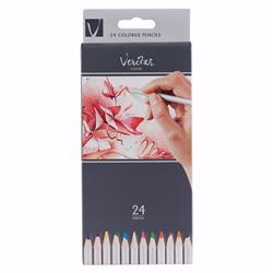 Christian Art Gifts 14394X Veritas Coloring Pencils - Boxed - Set of 24