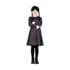 Toynk Wednesday Inspired Gothic Girl Skull Dress Child Costume | Large