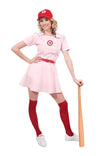 Rockford Peaches Women'S Costume Baseball Uniform - Medium