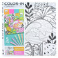 Coloring Canvas With Gel Pens | Fruit