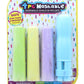 4 Piece Washable Sidewalk Chalk And Holder | Blue