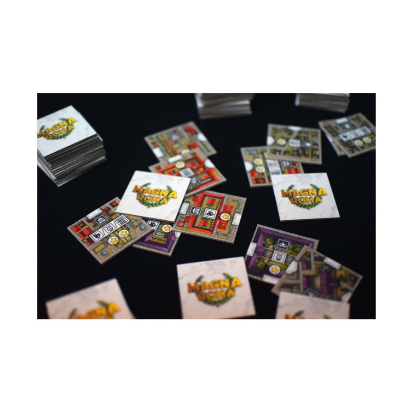 Archona Games Magna Roma: Standard - Archona Games-Tile Placement Board Game, City Building, Strategy, Solo Mode Available, Ages 13+, 90 Minute Game Play, 1-4 Players