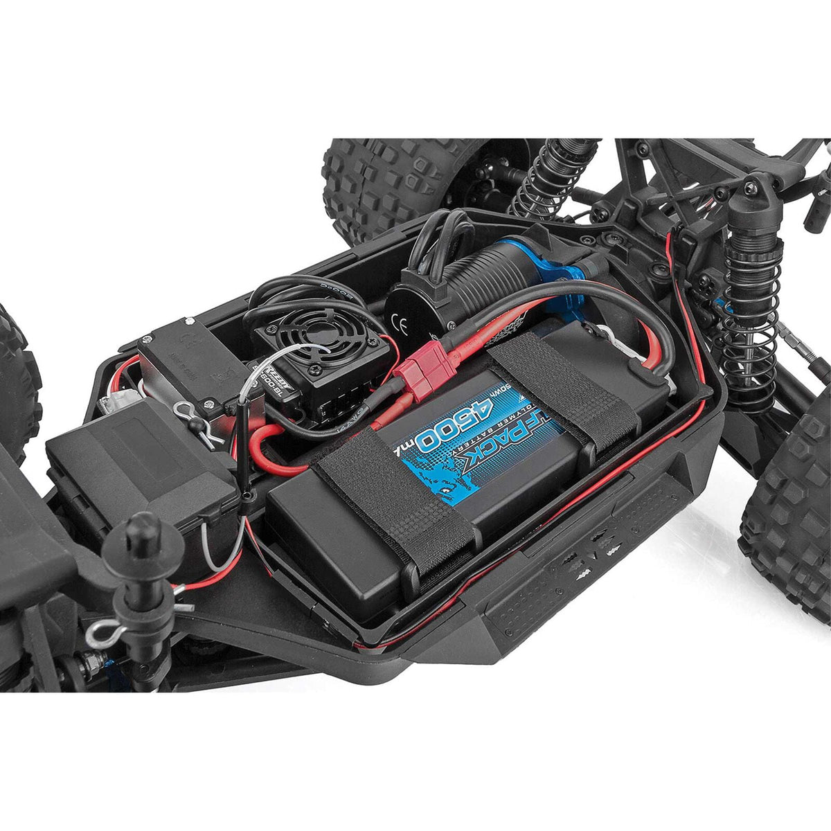 Team Associated RIVAL MT10 V2 1/10 Scale 4WD Brushless Monster Truck RTR LiPo Combo