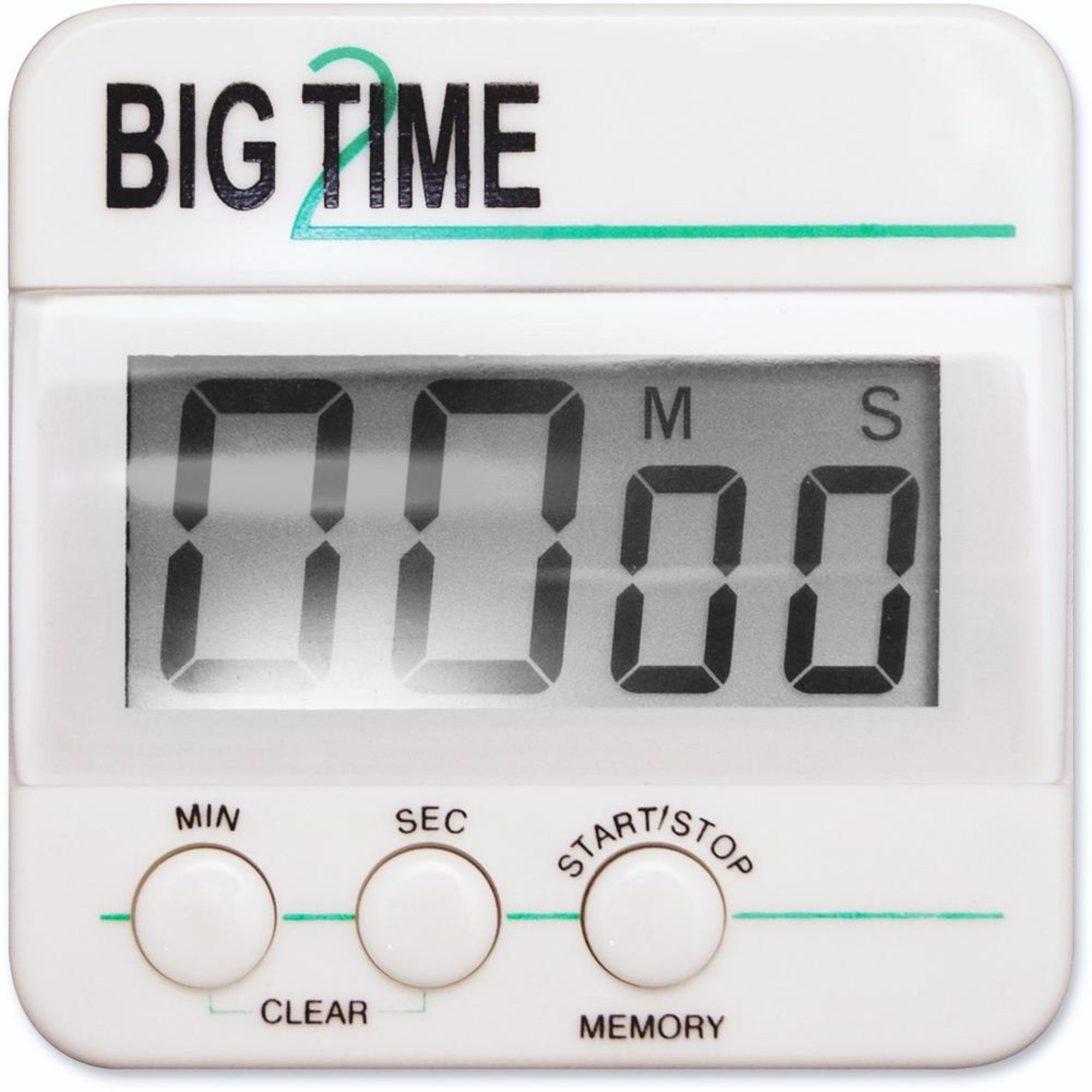 Ashley Big Time Digital Timer - Desktop - For Sports - White, Black ...