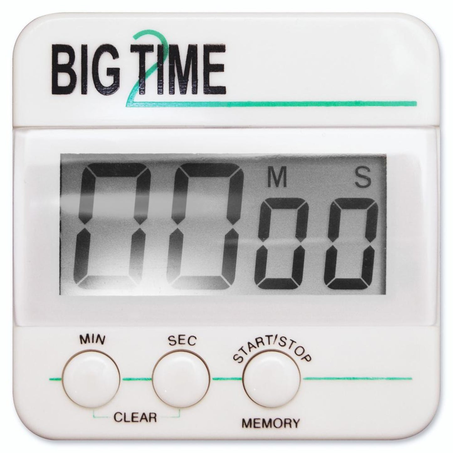 Ashley Big Time Digital Timer - Desktop - For Sports - White, Black