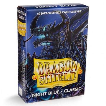 Dragon Shield Japanese Size Card Sleeves – Night Blue 60Ct – Card Sleeves Are Smooth & Tough – Compatible With Pokemon, Yugioh, And More