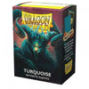 Dragon Shield Sleeves – Matte Turquoise “Atebeck” 100 Ct – Card Sleeves - Smooth & Tough - Compatible With Pokémon, Magic The Gathering Cards & Digimon Mtg Tcg Ocg & Hockey Cards