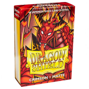 Dragon Shield At-11121 Japanese Size Matte Crimson (60 Sleeves)