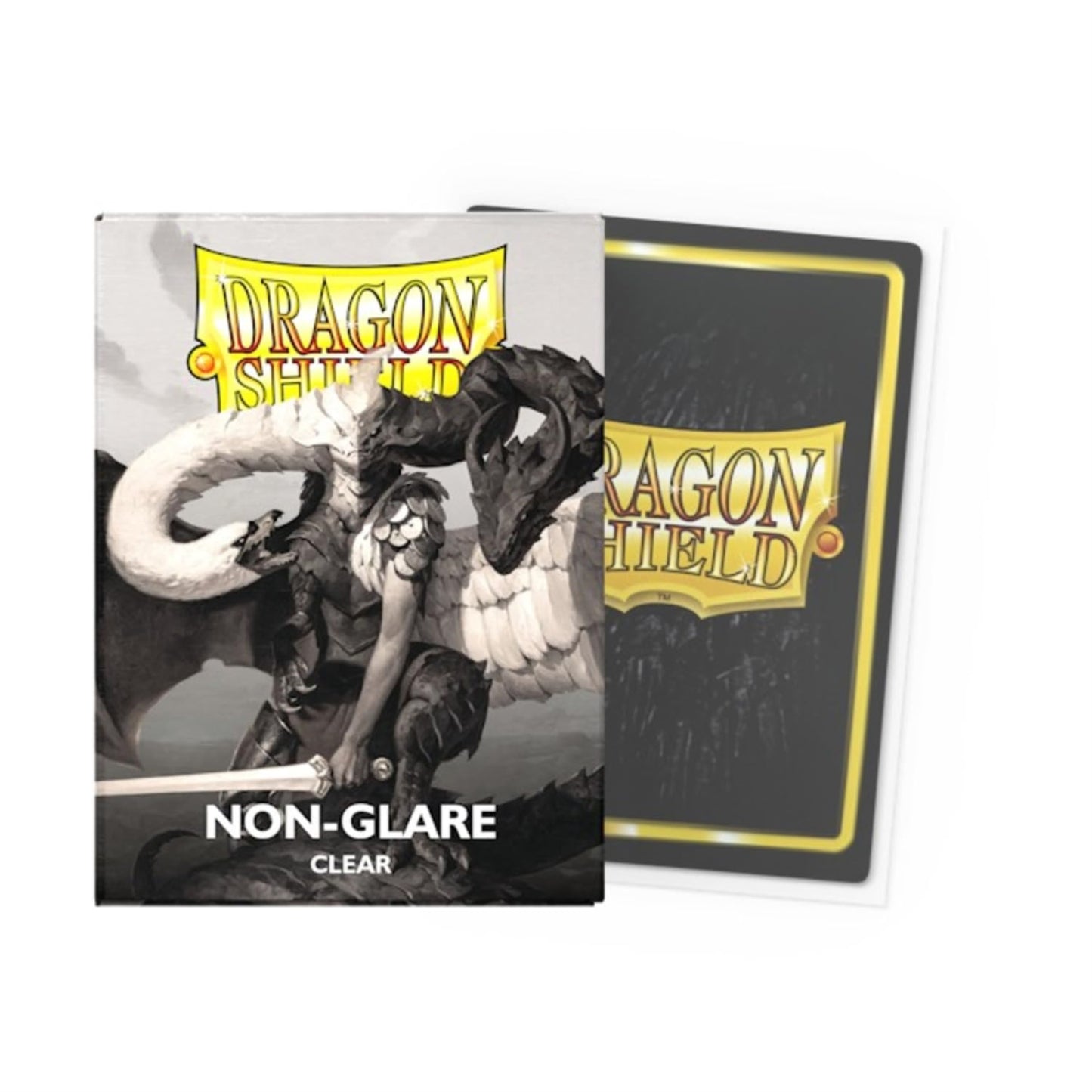 Dragon Shield Sleeves – Matte Nonglare Clear V2 100 Ct – Card Sleeves - Smooth & Tough - Compatible With Pokémon, Magic The Gathering Cards & Digimon Mtg Tcg Ocg & Hockey Cards