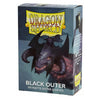 Dragon Shield Outer Sleeves – Matte Black 100 Ct – Card Sleeves - Smooth & Tough - Compatible With Pokémon, Magic The Gathering Cards & Digimon Mtg Tcg Ocg & Hockey Cards