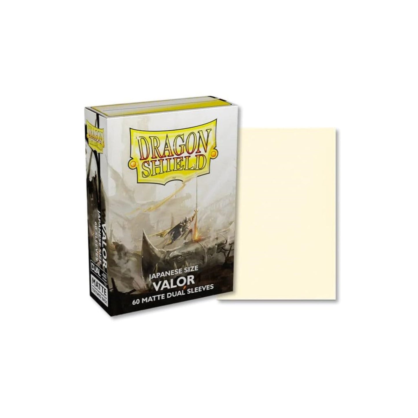 Arcane Tinmen Dragon Shield 15159 Dual Matte: Valor 60 Count Japanese Size Sleeves