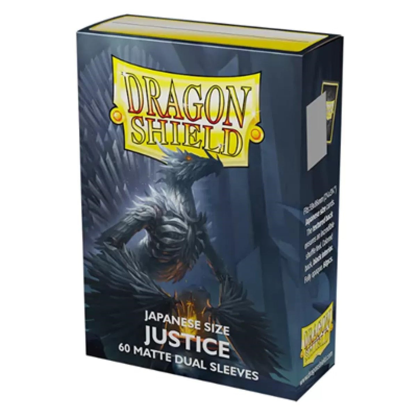 Dragon Shield Dual Sleeves - Matte Justice (Silver) 60 Ct - Japanese Size Card Sleeves - Smooth & Tough - Compatible With Yu-Gi-