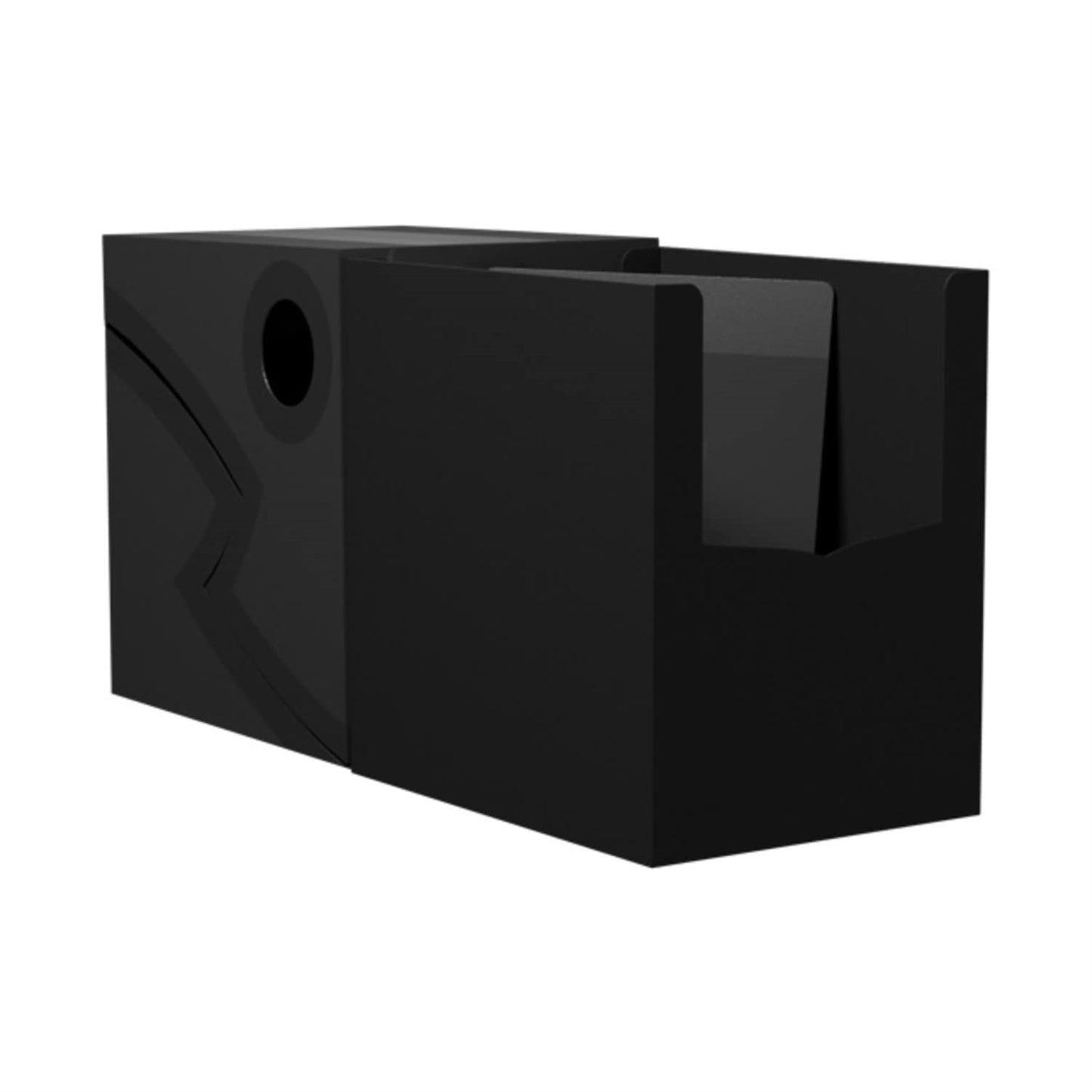 Arcane Tinmen Dragon Shield Card Deck Box – Double Shell: Shadow Black/Black – Sturdy Tcg, Ocg Card Storage – Compatible With Pokemon Yugioh Commander And Mtg Magic: The Gathering Cards (At-30624)