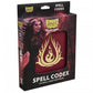 Dragon Shield: Roleplaying Spell Codex: Blood Red – Compatible With Official Dnd Spell Cards – Dry Erase Marker And 5E Compatible Spell Slot Tracker Included