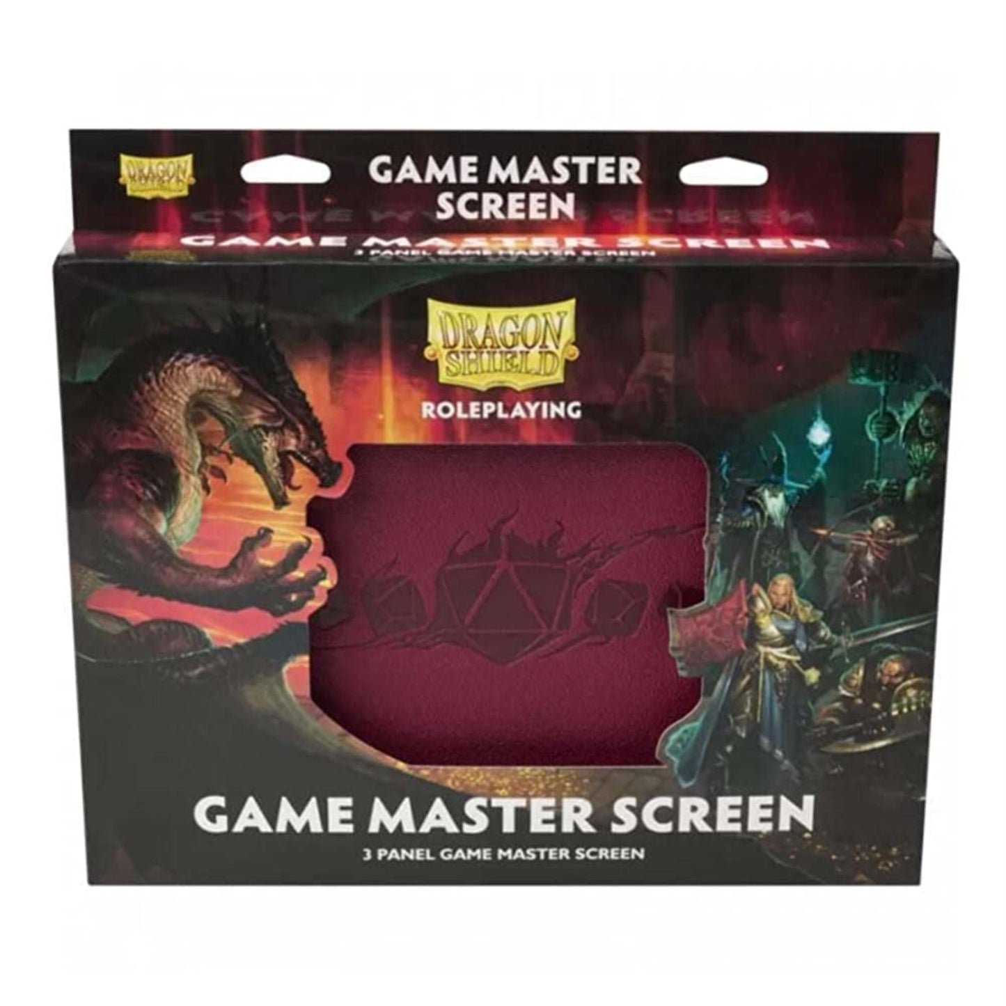 Dragon Shield Rpg: Game Master Screen - Blood Red - Durable And Sturdy Game Master Screen - Compatible With Board Games, D&D Dnd