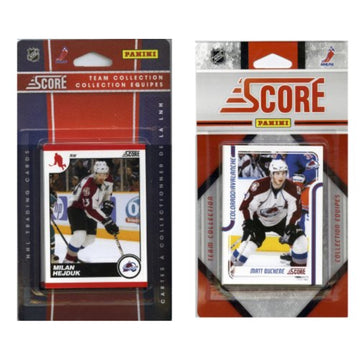 Nhl Colorado Avalanche Licensed Score 2 Team Sets