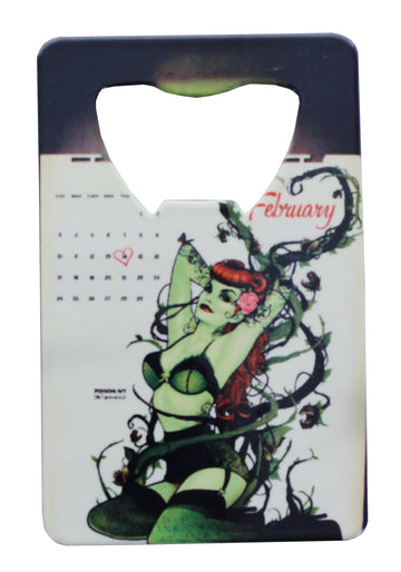 Dc Comics Bombshells Poison Ivy Credit Card Bottle Opener
