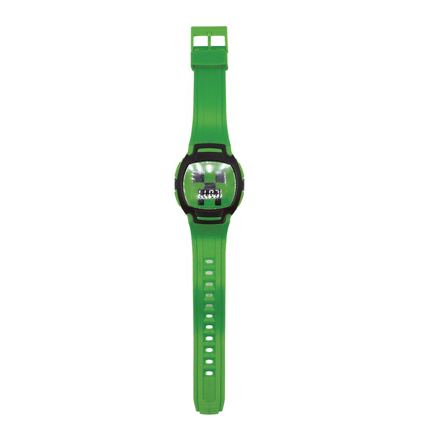 Minecraft Creeper Kids Lcd Watch With Flashing Led Lights