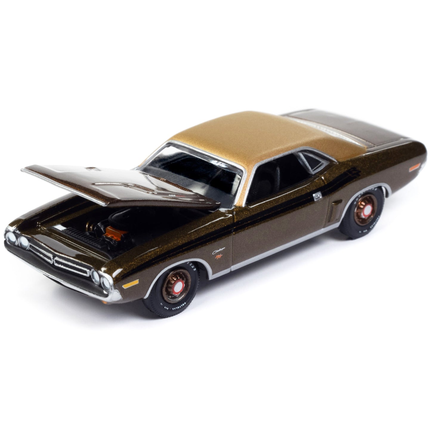 1971 Dodge Challenger R/T Dark Gold Metallic With Gold Vinyl Roof ''Mecum Auctions'' Limited Edition To 2496 Pieces Worldwide ''