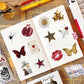 50/100PCS Gold&Red Y2k Stickers Lucky Girls DIY Stickers Scrapbooking Phone Luggage Skateboard Waterproof Coquette PVC Decals