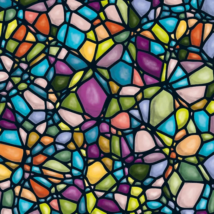 Abstract Color Mix Q 72 Piece Pocket Jigsaw Puzzle Curiosi