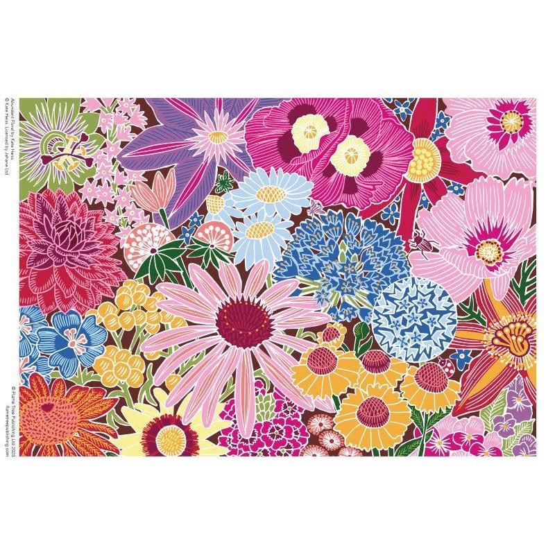 Abundant Floral by Kate Heiss 1000 Piece Jigsaw Puzzle Flame Tree