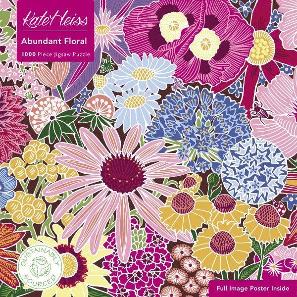 Abundant Floral by Kate Heiss 1000 Piece Jigsaw Puzzle Flame Tree