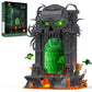 JMBricklayer 1144PCS Dark Portal LED Light Up Building Blocks Model Kit Gothic Skull Gate Fantasy Display for Adults Gamers Halloween Decor