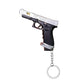 New 2025 G34 Black Silver Tactical Alloy Mini Pistol Keychain 1:3 Scale Shell Ejection Free Assembly Mini Gun Fidget Toy