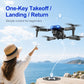ZNLYRION  Mini Full Protective Drone YL3PK With 2.4 Inch Screen Remote Dual Camera Optical Flow Hover 2 Batteries Indoor RC Quadcopter
