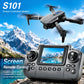 ZNLYRION RC Drone with HD Dual Camera 2.4Ghz  Altitude Hold Path Planning Flight 3-Speed Adjustable Foldable Drone Toy