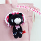 Gloomy Bear Mini Lolita Soft Keychain (Black)