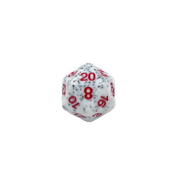 Alabaster Malphite - 7 Piece DnD Dice Set | Acrylic RPG Gaming Dice