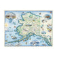 Alaska State 1000 Piece Jigsaw Puzzle Xplorer Maps