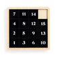 Andy Warhol Flowers 2-in-1 Sliding Wood Puzzle Galison