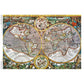 Antique World Map by Pieter van den Keere 1000 Piece Jigsaw Puzzle Flame Tree