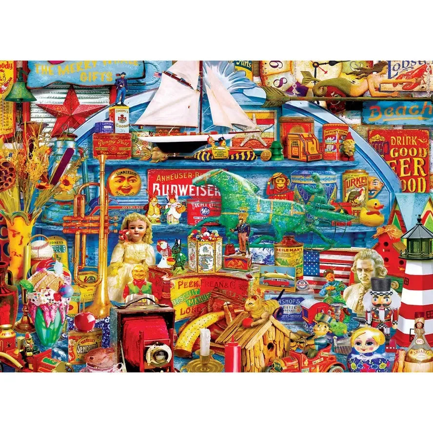 Antiques & Collectibles Flashbacks 1000 Piece Jigsaw Puzzle MasterPieces