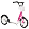 Aosom Youth Kick Scooter with Adjustable Handlebars, Pink