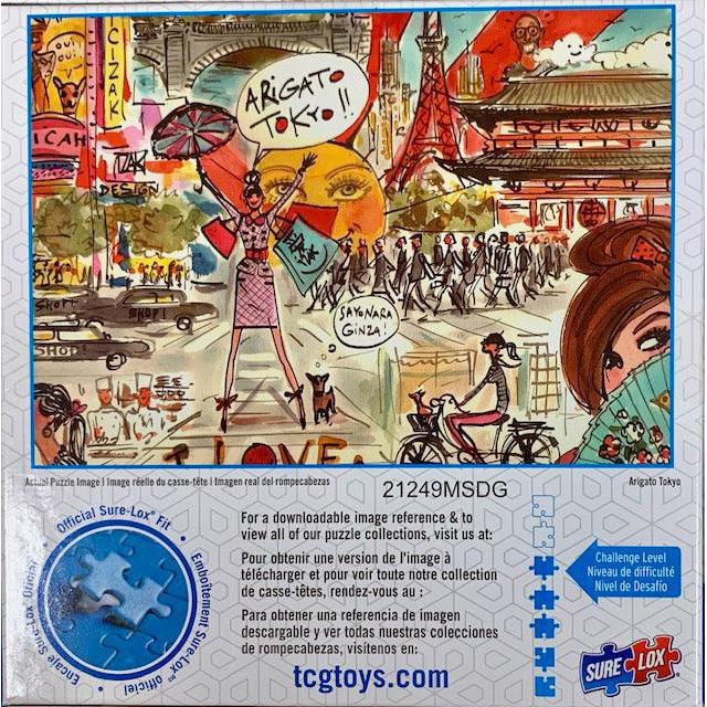 Arigato Tokyo Ooh La La 1000 Piece Jigsaw Puzzle Sure Lox
