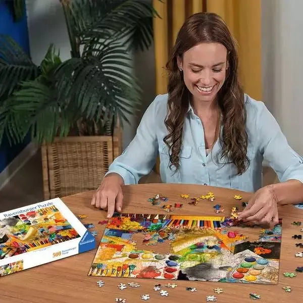 Art Studio 500 Piece Jigsaw Puzzle Ravensburger